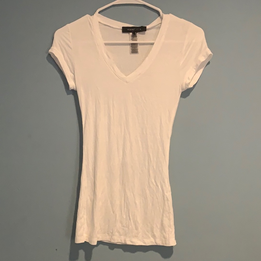 White v-neck under shirt women *size S
